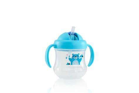 PIGEON Mag Mag Straw Cup Blue Bear