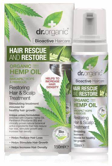 Dr. Organic Hemp Oil Hair & Scalp Treat 150ml