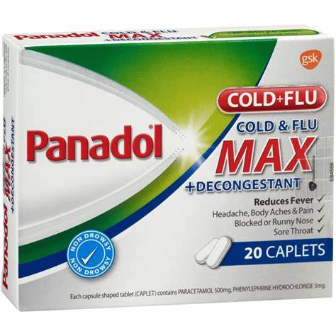 PANADOL C&F Max Decon Caplets 20
