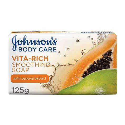 Johnsons SF Soap Bar VR Papaya 125g