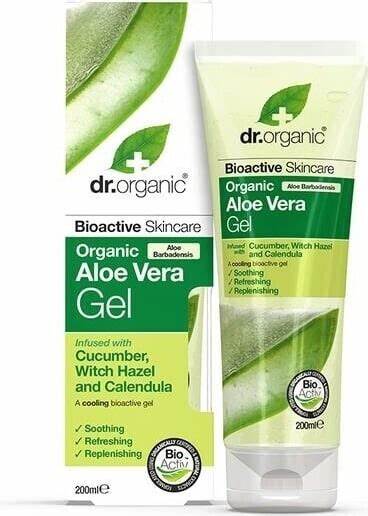 Dr. Organic Aloe Vera Gel Cucumber Witch Hazel Calendula 200ml