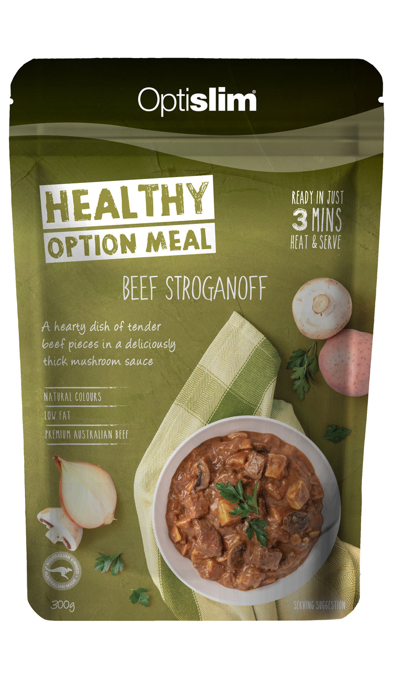 Optislim Healthy Option Meal Beef Stroganoff 300g