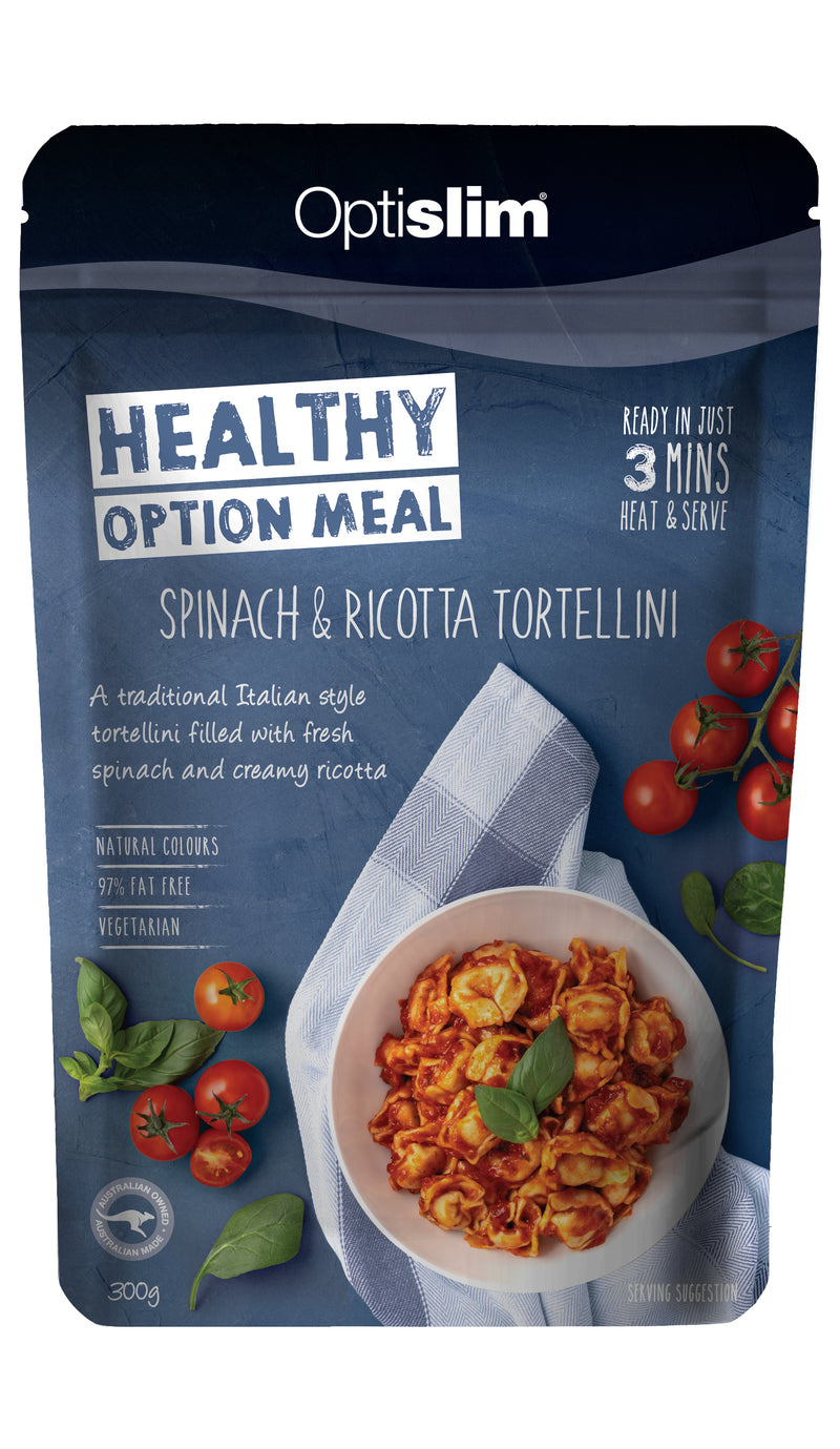 Optislim Healthy Option Meal Spinach & Ricotta Tortellini 300g