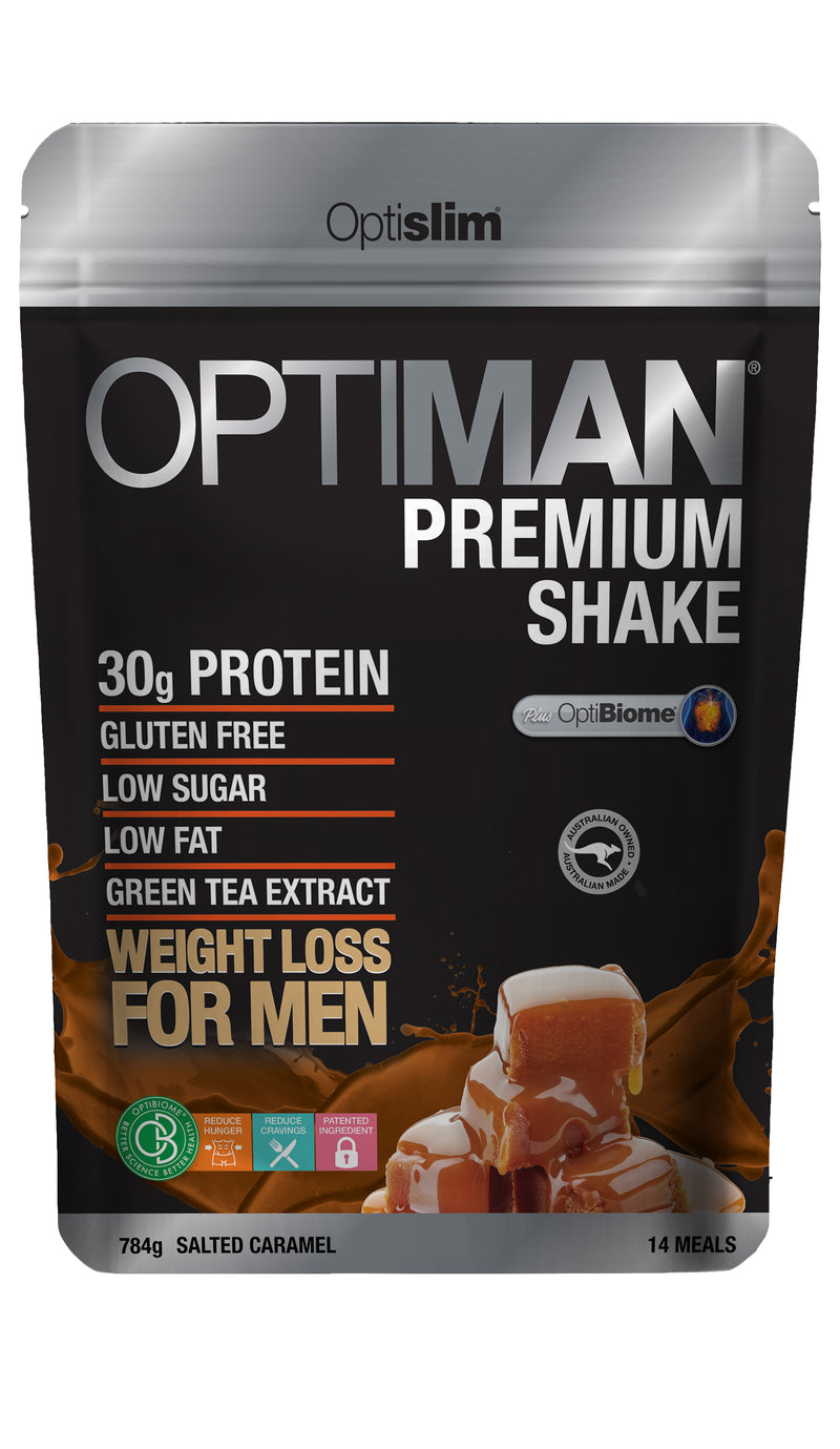 OptiMan Premium Shake Salted Caramel 784g