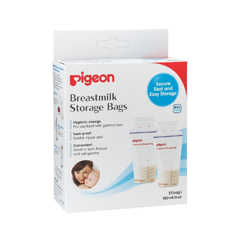 Pigeon Breast Milk Storage Bags 25 Pieces x 180ml