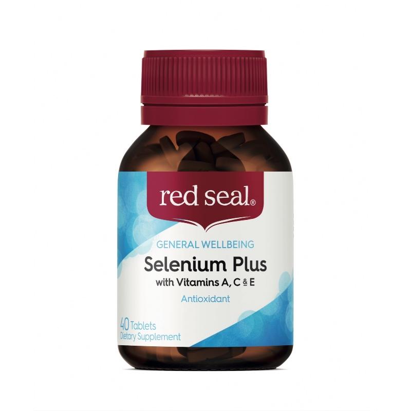 Red Seal Selenium Plus Vits A,C,E 40 Tablets