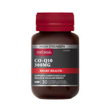 Red Seal High Strength CoQ10 300mg+Vit D 30 Capsules