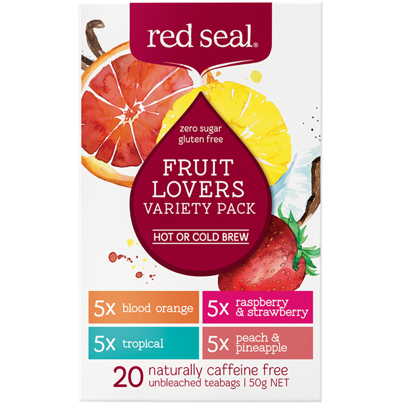 Red Seal Hot & Cold Tea Fruit Lovers Variety 20s