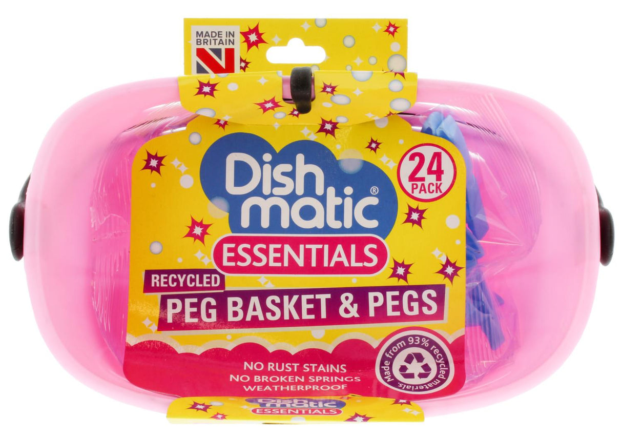 DISHMATIC PEG BASKET with PEGS 24pk