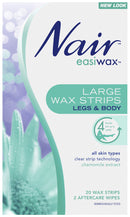 NAIR Easiwax Strips Large 20s