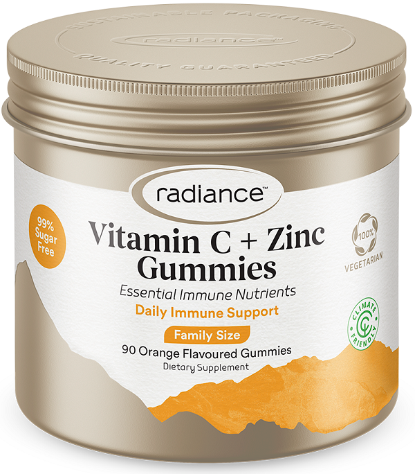 Radiance Vitamin C + Zinc Adult Gummies 90 Pack