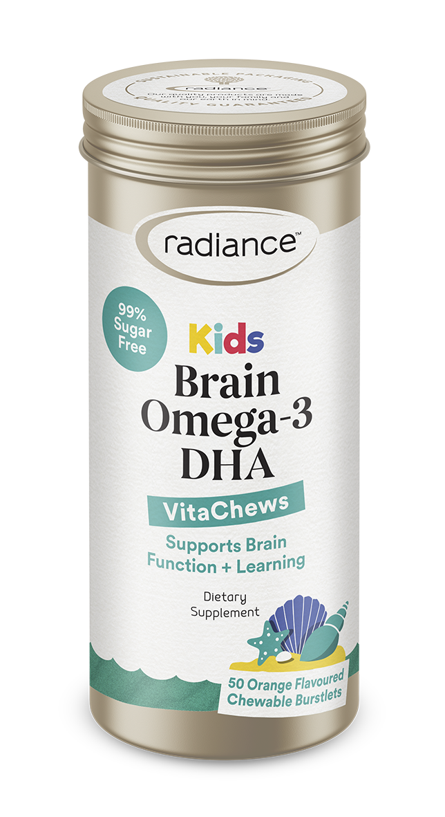 Radiance Kids Brain Omega 3 DHA Bursts Chewables 50 Pack