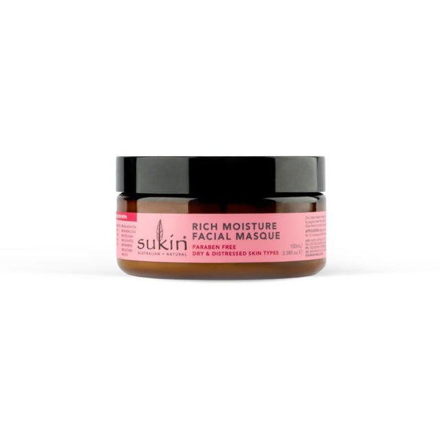 Sukin Rosehip Rich Moisture Facial Masque 100ml NZ - Bargain Chemist