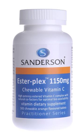 Sanderson Ester-plex 1150mg Vitamin C Chewables 165 Tablets
