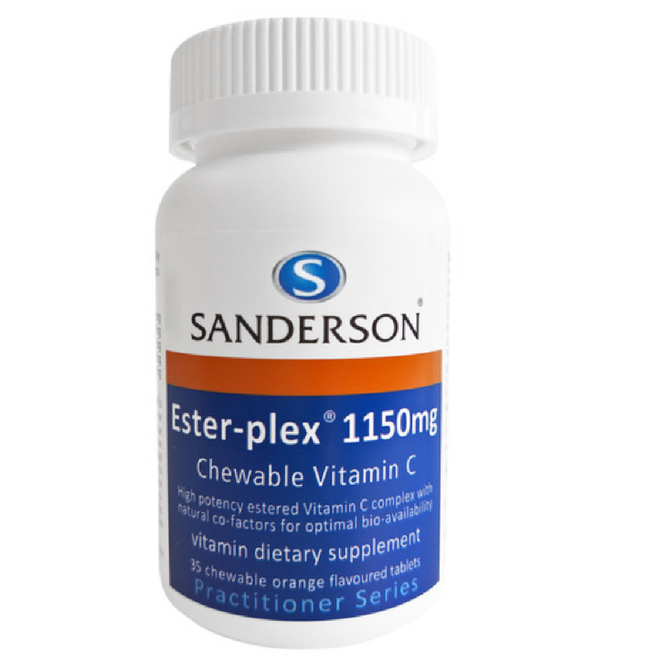 Sanderson Ester-plex 1150mg Vitamin C Chewables 35 Tablets