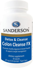 Sanderson Colon Cleanse FX 60 Digestive Supplement Capsules