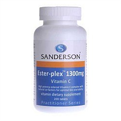Sanderson Ester-plex 1300mg Vitamin C100 Tablets