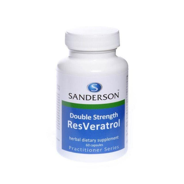 SANDERSON Double Strength Resveratrol 60 Capsules NZ - Bargain Chemist