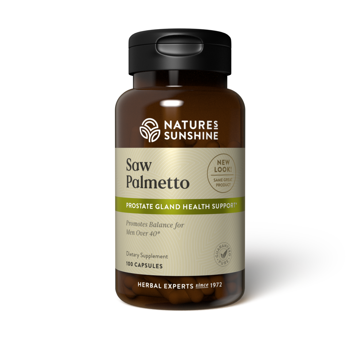 Nature's Sunshine Saw Palmetto Prostate Gland Health 100 Capsules