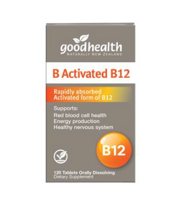 Good Health B Activated B12 Dissolvable 120abs