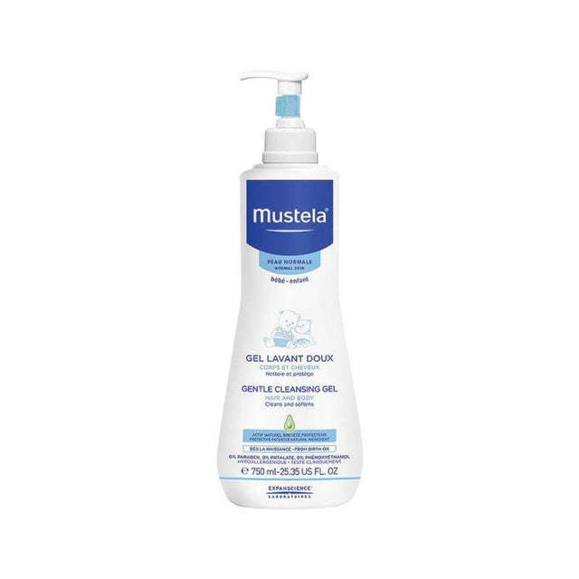 Mustela Gentle Cleansing Gel 750ml NZ - Bargain Chemist