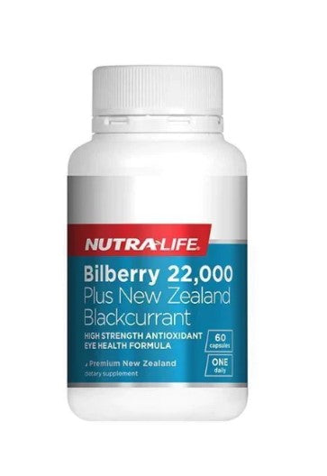Nutra-Life Bilberry 22000mg 60tabs