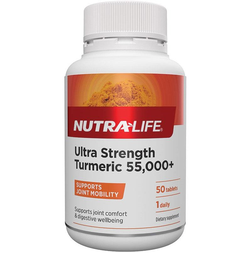 Nutra-Life Turmeric 55000+ Ultra Strength 50 Tablets