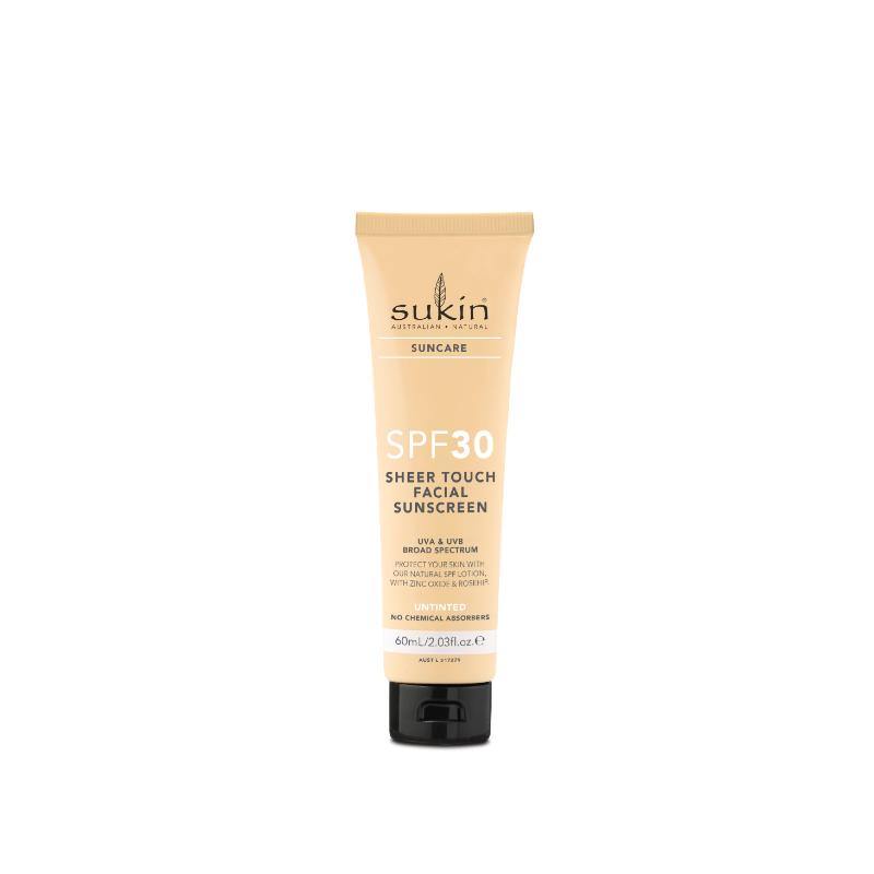 Sukin SPF30 Sheer Touch Facial Sunscreen Untinted 60ml NZ - Bargain Chemist