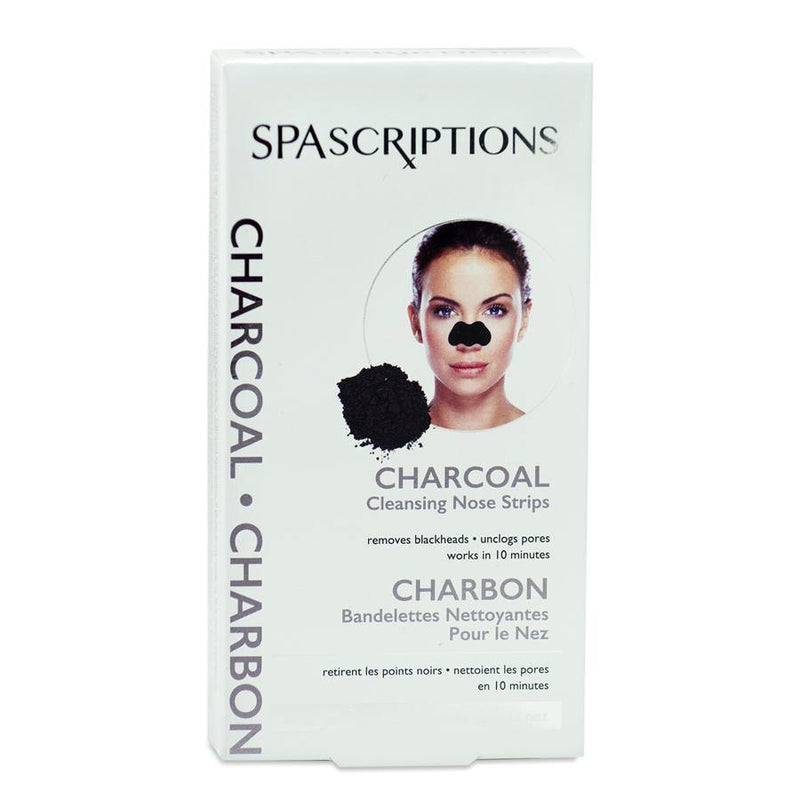 SpaScriptions Charcoal Cleansing Nose Strips 8 Pack NZ - Bargain Chemist