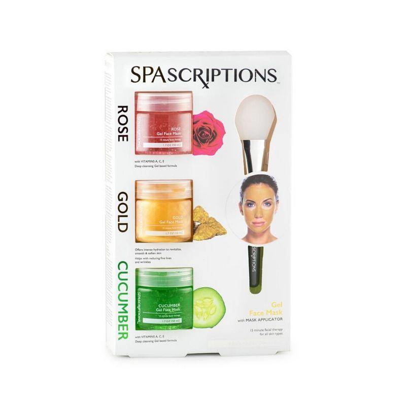 SpaScriptions Rose, Gold & Cucumber Gel Face Mask Pack 150ml NZ - Bargain Chemist