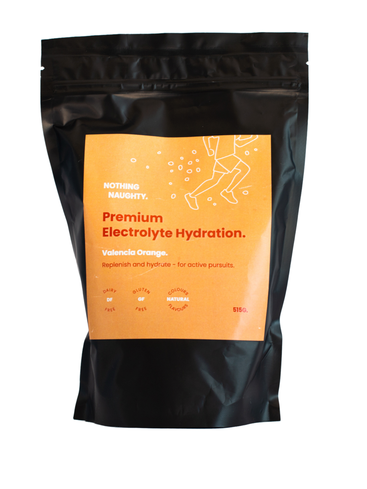 Nothing Naughty Electrolyte Hydration Valencia Orange Powder 515g