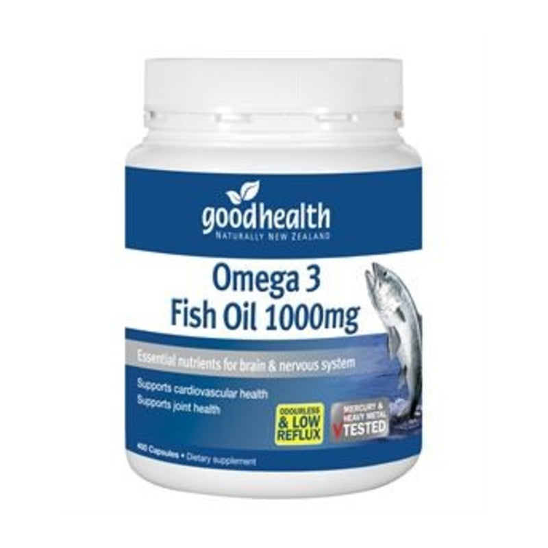 Good Health Omega-3 Fish Oil 1000mg 400 Capsules