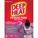 Deep Heat Period Pain Heat Patches 3 Pack