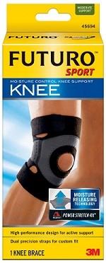 Futuro Sport Moisture Control Knee Support Large Sports Use 45697