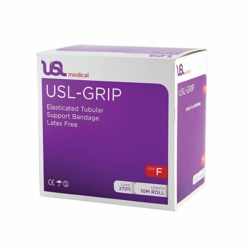 USL Grip Tubular Bandage Size F 10cm x 10m NZ - Bargain Chemist