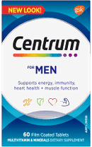 Centrum For Men Tablets 60 Pack