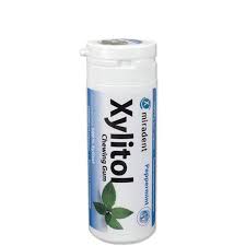 Miradent Xylitol Peppermint Gum 30 Pieces
