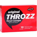 Throzz Sugar Free Blackcurrant 12 Lozenges