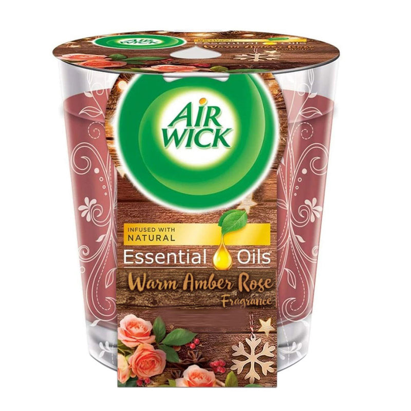Airwick Candle Warm Amber Rose 105g