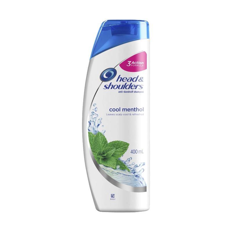Head & Shoulders Cool Menthol Anti-Dandruff Shampoo 400ml NZ - Bargain Chemist