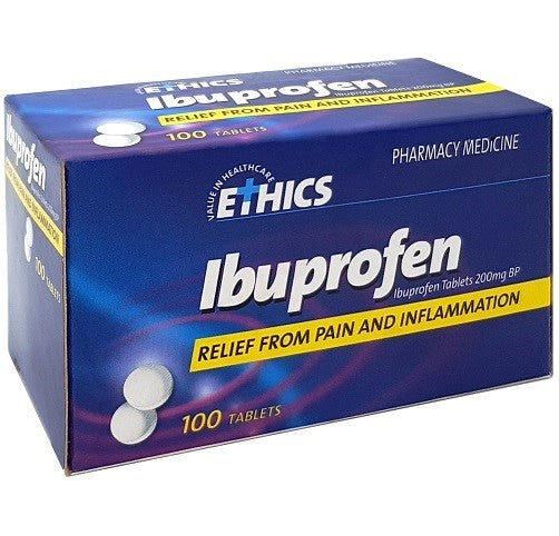 Ethics Ibuprofen 200mg 100 Tablets  limit 1