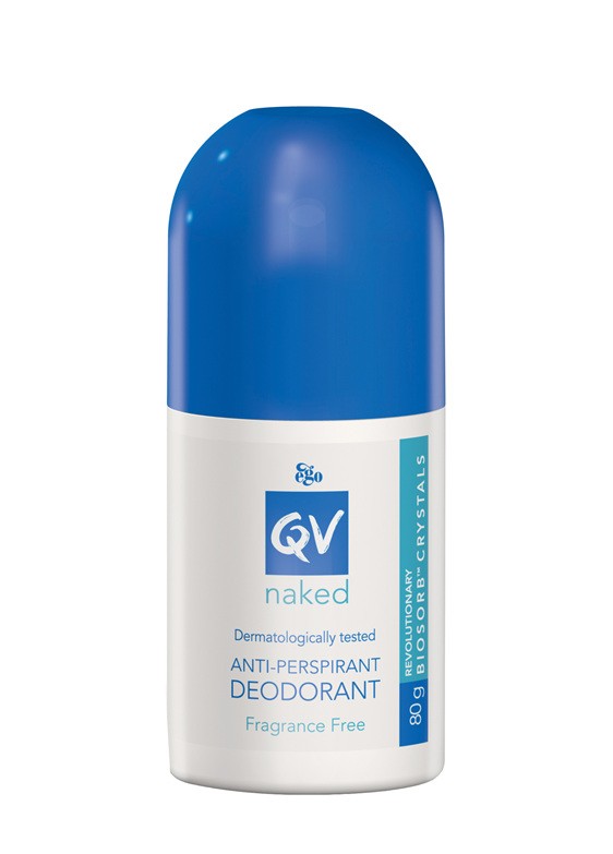Ego QV Naked Antiperspirant Roll On Deodorant 80g