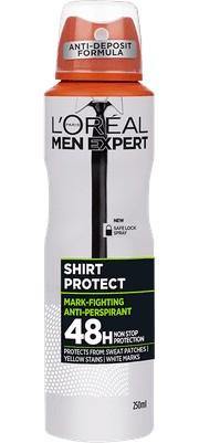 L'Oreal Men Expert Shirt Protect 48H Anti-Perspirant Deodorant 250ml NZ - Bargain Chemist