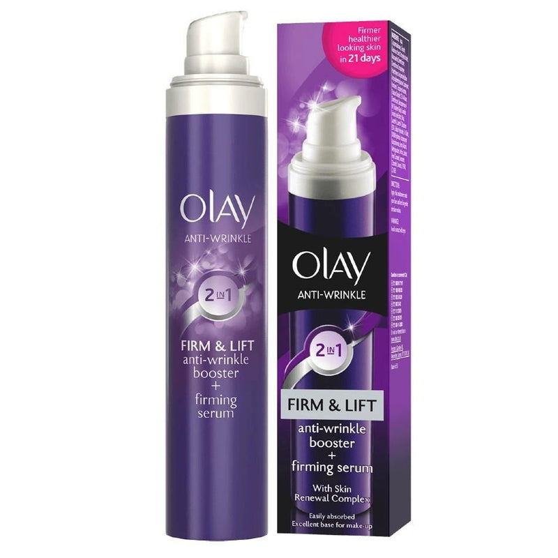OLAY Anti-Wrinkle Firm and Lift 2 in1 Day Cream And Firming Serum 50ml NZ - Bargain Chemist