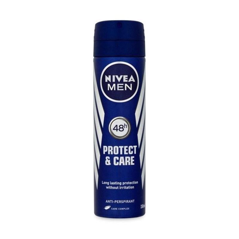 Nivea for Men Protect & Care Anti-Perspirant Deodorant 150ml NZ - Bargain Chemist