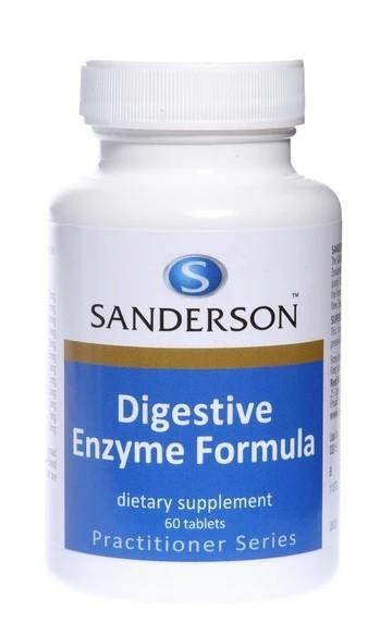 SANDERSON Digestive Enzyme Formula 60 Tablets NZ - Bargain Chemist