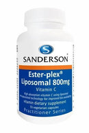 SANDERSON Ester-plex® Liposomal 800mg Vitamin C Capsules NZ - Bargain Chemist