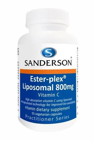SANDERSON Ester-plex® Liposomal 800mg Vitamin C Capsules NZ - Bargain Chemist