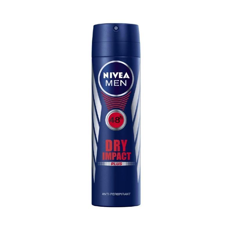Nivea Men Dry Impact Deodorant Spray 150ml NZ - Bargain Chemist