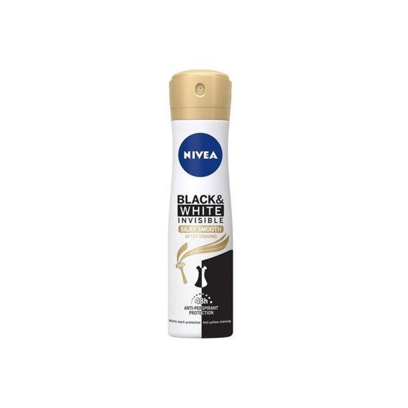 Nivea Women Black & White Invisible Silky Smooth Anti-perspirant Spray 200ml NZ - Bargain Chemist